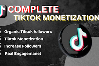 do organic tiktok promotion grow tiktok followers for tiktok monetization