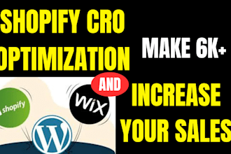 increase your conversion rate with cro optimization audit,pre review for shopify