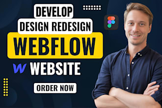design and develop a responsive webflow website, webflow expert figma to webflow