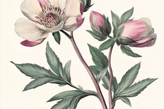 make botanical illustrations of flowers, plants, fruits