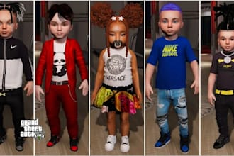 make custom baby peds for fivem gta 5