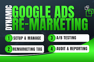 setup and manage google ads retargeting and dynamic remarketing ads