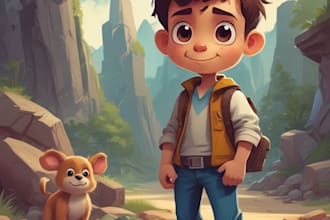 design unique cartoon character