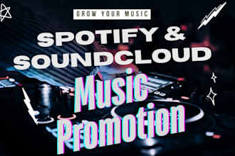 boost your music spotify and soundcloud promotion to real listeners