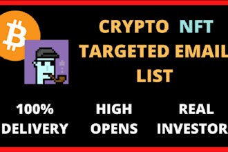 build crypto niche targeted email list for marketing