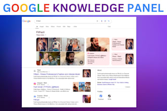 create a google knowledge panel or graph for person