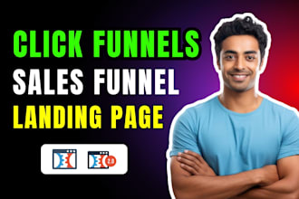 build clickfunnels sales funnel, clickfunnels landing page in clickfunnels 2 0