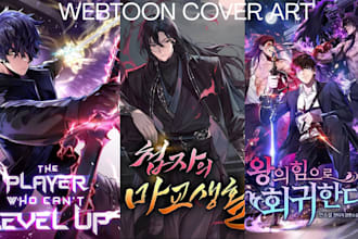 webtoon cover webnovel webcomic light novel book anime manga manhwa shenon arts
