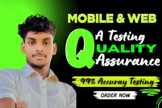 test and QA your websites or app for bugs usability functionality