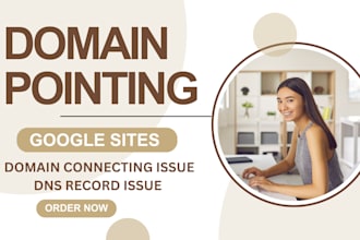 connect your domain to google sites and fix dns settings