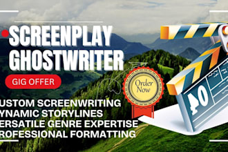 write a compelling screenplay or movie script as a professional screenwriter