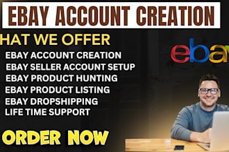 do create, manage and setup your ebay store