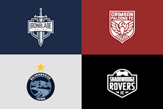 design a professional soccer football sports team logo