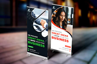 design roll up banners, signage, and retractable banners professionally