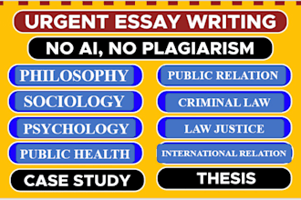 do public health, international public relations, criminal law justice