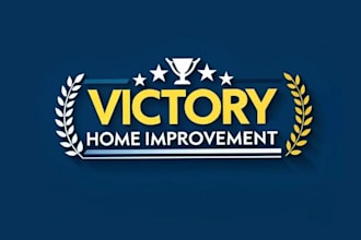 design victory logo with creative thinking in 24hrs