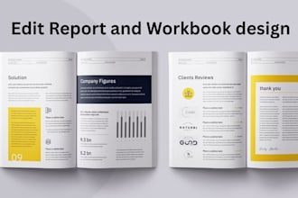 design, format edit your word document, reports, workbook proposals in canva