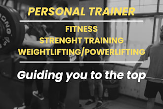 be your personal trainer