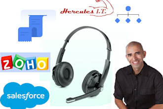 support your zoho or salesforce CRM retainer