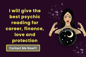 give the best psychic reading for career, finance, love and protection