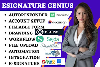 setup pandadoc docusign zoho sign clause sign sejda signatunit insuresign
