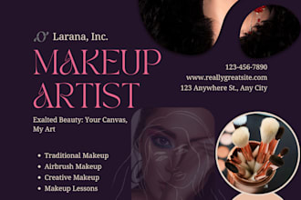 design nail salon menu, lash extensions price list, beauty salon, flyer, post