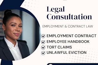 be your USA lawyer for tort claim, unlawful eviction, employment contracts