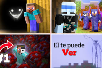design eye catching minecraft thumbnails for youtube