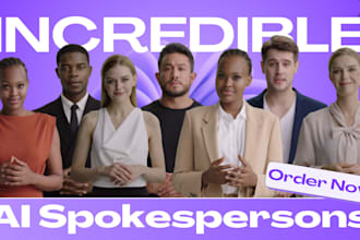 create an incredible ai spokesperson video with human avatar