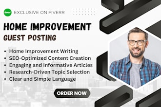 do home improvement, manual and contextual dofollow quality backlinks