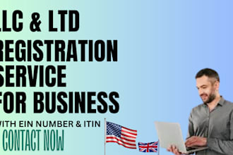 do US llc registration USA business registration ein UK company registration