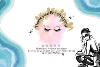 customise business and thank you cards for you