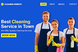 build appointment booking website for cleaning service with booking koala