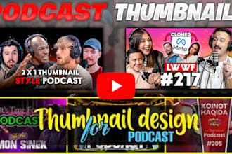 design attractive clickbait amazing youtube thumbnail in 2hr