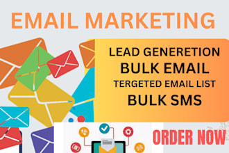 send bulk sms, sms marketing using twilio, design email campaign, email leads
