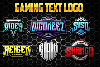 do unique band ,music, dj, rap, brand or hip hop,text logo or brand design