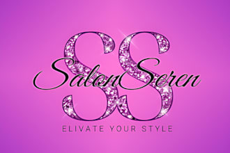design eye catchy glitter logo for beauty and fashion brands
