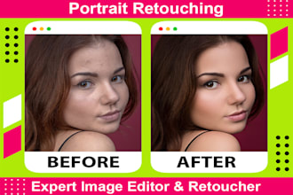 photoshop editing and portrait photo retouching headshot photo editing