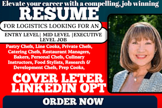 write resume for cook, restaurant helper, cleaners, attendant and welter
