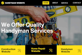 construction, plumbing, cleaning, home maintenance, handyman wordpress website