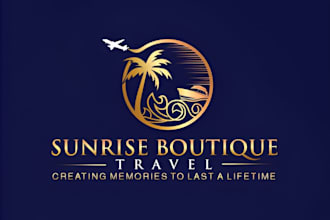 design modern travel, hotel, agency, transport ,traveling and tourism logo