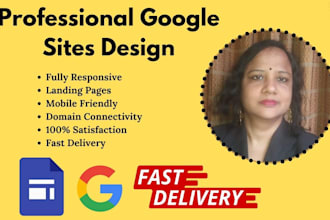 design a stunning, professional website using google sites