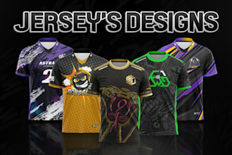 design personalized esports team jerseys and apparel