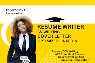 deliver a full executive resume writing service