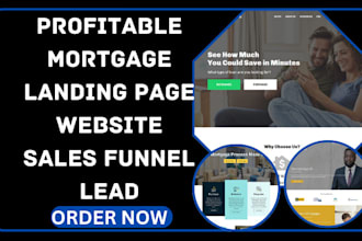 design mortgage landing page lawyer website attorney sales funnel law firm lead