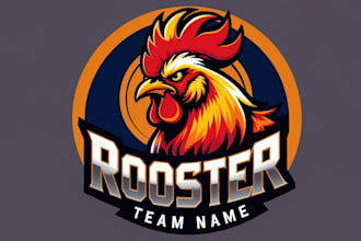 design amazing rooster logo for your business