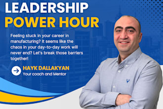 be your leadership development coach and mentor