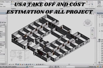 do cost estimation and electrical, material, quantity with mep takeoff