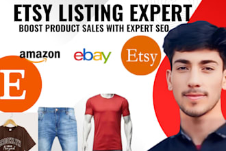 etsy physical product listing expert with  algorithm