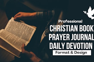 design, format amazon christian ebook, daily devotion, journal prayer book KDP